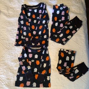 Sibling Halloween pajama set 4T & 6-12 mo